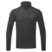 Gill Quest 1/4 Zip Men's Top, Black, Large