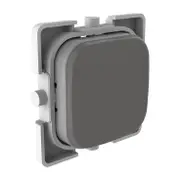 Clipsal Iconic Essence Cap For Push-Button - Arctic White - E40APB-AW
