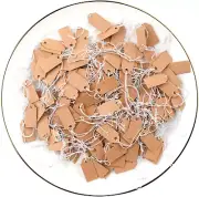 200 Pcs Price Tags, Small Tags with Elastic String, Jewelry Price Tags Writable