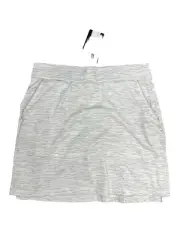 Dunning 17" Fallow Ventilated Performance Skort- White -Small