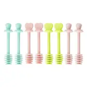 8 Pcs Cocktail Shaker Oil Bottle Stirring Rod Jam Stirrer Honey Spoon
