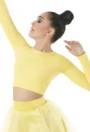 Women's dance top Balera Lemon yellow MT9274 LA