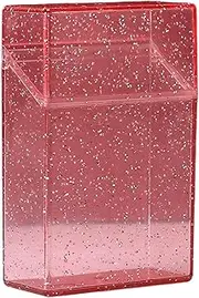 Generic Case Lightweight Dispenser Thickened Tobacco Container Flip Case for Gift, Pink
