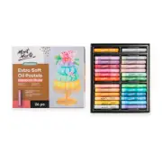 NEW 26pc Extra Soft Oil Pastel Macaroon Hues Premium Mont Marte Arts Craft