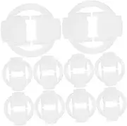 BUGUUYO 100pcs Power Cord Clip Holiday Clips for Outside Outdoor Clamp Clamps for Plants Outdoor Outside Cord Holders Plastic White