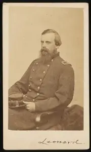 [Colonel Samuel H. Leonard, 13th Massachusetts Infantry Regiment in uniform]