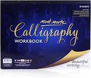 Mont Marte Calligraphy Practice 50-Sheet Pad, A4 Size