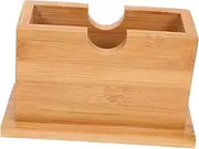 Alipis Box Tissue Box Bins Car Organiser Large Napkin Tray Gold Napkins Holder Decor Woodsy Funny Wipes Bagel Napkins Tray Phone Dispenser for Napkins Napkin Holder for Table Home Bamboo