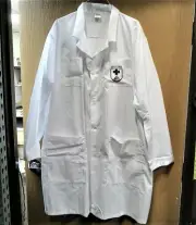 Halloween Medical Consultant, Lab Coat Walter Reed Bethesda Logo 3XL