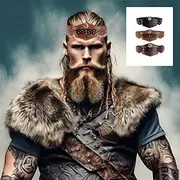 Retro Vintage Medieval Renaissance Crown Headband Warrior Viking Men's Viking Halloween Carnival Performance Party LARP Adults' Headband