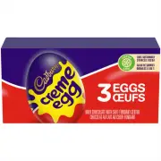 Cadbury Creme Egg, Box of 3x34g, 102g/3.6 oz.
