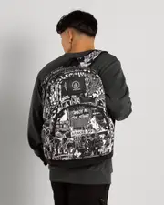 [Volcom] Volcom Stone Attack Backpack in Black/White One Size Black/White