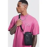 Mens Black Man Official Messenger Bag