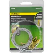 Hillman 122396 WallBiter Brass-Plated Medium Duty Picture Hook Kit 45 lbs.