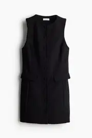 Sleeveless Blazer Dress