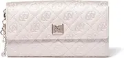 [Pinky & Dianne] Pinky & Diane PDLWFDT1 Bill Holder, Synthetic Leather, Embossed Logo Brooch, Pearl White, pearl white, one size