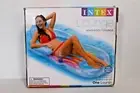 Inflatable Swimming Pool Float Intex King Kool Lounge Lounger Headrest Cupholder