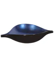 Howard Elliot Cobalt Blue Wood Bowl