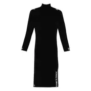 [Elisabetta Franchi] Elisabetta Franchi Turtleneck Dress 44 IT BLACK