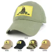 Dont Tread on Me, Gadsden Snake Embroidered Tactical Patch w/ Mesh Operater Cap