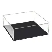 Acrylic Clear Display Case Box Dustproof Protection Showcase 30x30x10cm