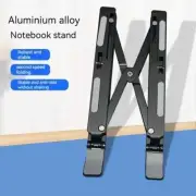 Aluminum Alloy Notebook Stand Laptop (Silver), Steel And Metal Lifting (F1)