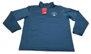 The North Face Tech 1/4 Zip Fleece Pullover Jacket Men's Large Blue Soft NWT