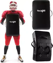 Blocking Pad, Solid Rivets & Durable Leather Shield Pads, American Football. Bas
