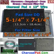 For Frigidaire Microwave Oven Range Hood Charcoal Grease Filter 5303319568 DD