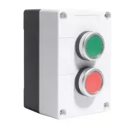 Rain Proof -Down Control Station, Momentary Push Button Station Red Green8323