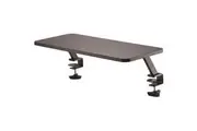 StarTech.com Monitor Riser Stand - Clamp-on Monitor Shelf for Desk - Extra Wide 25.6"/65 cm - For up to 34" Monitors - Black (MN