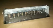 New Snap-on™ 1/4" drive 5 thru 15 mm 6-point Semideep Socket Set 112TMMSY