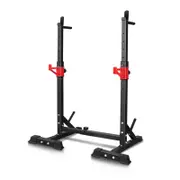 BLACK LORD Weight Bench Adjustable Squat Rack