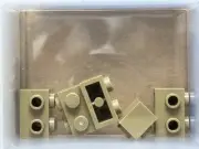 LEGO Parts - Dark Tan Brick 1 x 2 with Studs on 1 Side - No 11211 - QTY 5