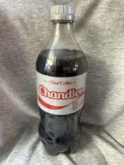 Share a Coke with Chandler 2025 Personalized Gift Coca~Cola Bottle 20oz Diet