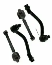 4 Pcs Inner Outer Tie Rods Ends For Hyundai Sonata GLS 2.4L Limited Sedan 2.0L (for: Kia)