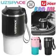 UZSPACE Portable Water Bottle Stainless Steel Drink Kettle Coffee Cup Car Travel