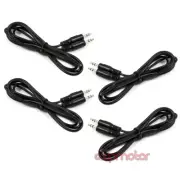 4 X 3.5MM MALE AUX AUXILIARY CABLE CAR AUDIO STEREO IPHONE IPOD GALAXY NOTE RAZR