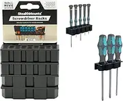 StealthMounts Wall Hive System Screwdriver Rack | Storage Rack for Hand Tool Storage | 4 Pack