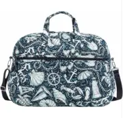 Vera Bradley Grand Traveler Bag Shore Enough Print Large 24 in Weekender Bag NWT