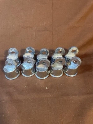 ￼1 3/8” Chain-Link Top Rail Aluminum Rail Ends ( Lot Of 10 )￼￼￼