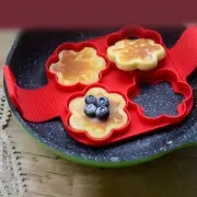 Cook Pancake Ring Cooking Tool Pancake Ring Easy Flip Nonstick Mini Omelets