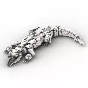 The Snapmaw Mecha Crocodile 1450 Pieces from Game Horizon Building Blocks Set