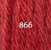 Appleton Tapestry Wool - 11 Yd Skein - Coral Color 866