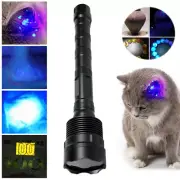 365NM UV Light Blacklight 60W LED Flashlight Torch Rechargeable Inspect Torch