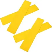 Gatuida 4Pcs Durable Tennis Court Markers TPE Training Markers for Basketball Soccer and Agility Drills Safe Flexible Flat Disc Markers for Gym Classes and Sports Practice