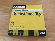 3M Scotch Double Coated Tape Linerless 665 1/2" x 1296"