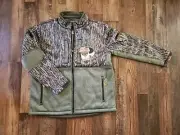 Drake Non Typical Silencer Double Impact Full Zip Agion Bottomland Camo Large