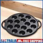 # Cast Iron Takoyaki Pan 15 Compartment Holes Nonstick Octopuses Meat Balls Mold