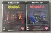 DEMONS 1 and 2, 4K ULTRA HD + Blu Ray New Region B (AUS) 4 Disc Set